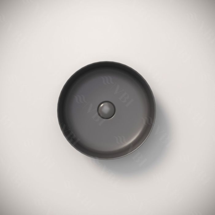 Умивальник VBI PRATO BLACK MATT накладний