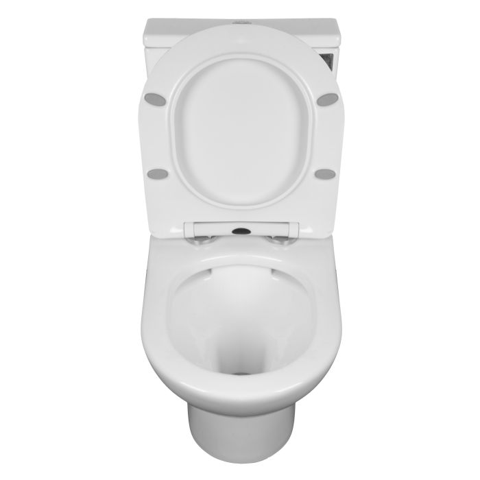 Унитаз-компакт напольный ASIGNATURA Simple Bend Rimless с сиденьем