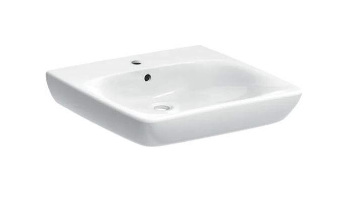 Умывальник Geberit Selnova Comfort 55 см для людей с ограниченными физическими возможностями, 501.461.00.7