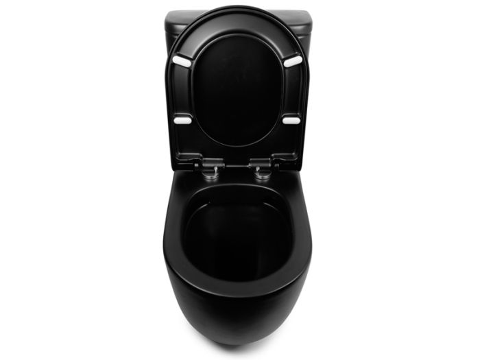 Унітаз-компакт підлоговий NEWARC Modern Rimless чорний матовий