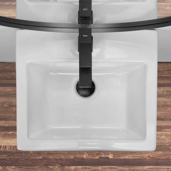 Умывальник REA DARIA WHITE белый напольный