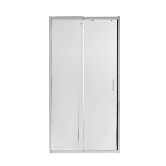 Душевые двери в нишу Qtap Taurus CRM209-1.C6 90-100x185 см, стекло Clear 6 мм, покрытие CalcLess