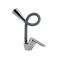 Смеситель для кухни Lidz Tani 008F3 с гибким изливом (k40) LDTAN008F3GCR39507 Grey/Chrome