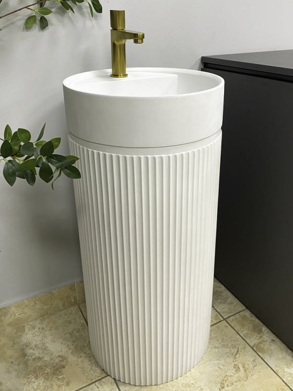 Умивальник VBI MIRANO WHITE MATT підлоговий