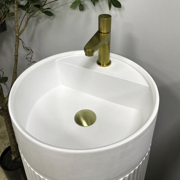 Умивальник VBI MIRANO WHITE MATT підлоговий