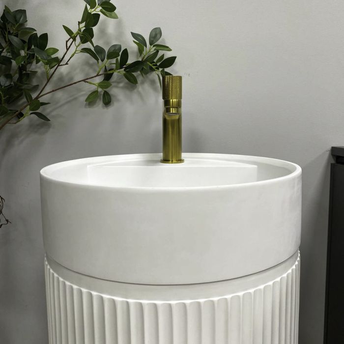 Умивальник VBI MIRANO WHITE MATT підлоговий