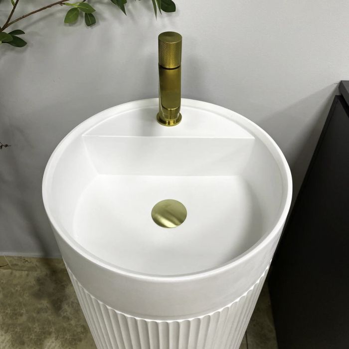 Умивальник VBI MIRANO WHITE MATT підлоговий