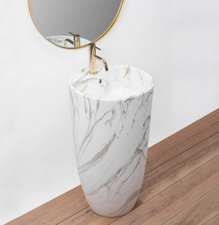 Умывальник REA ANYA LAVA MATT напольный