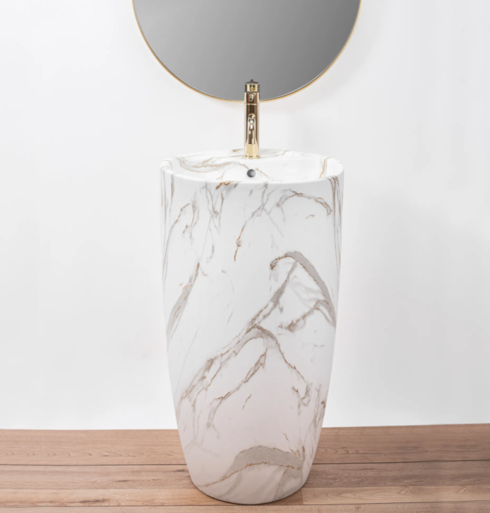 Умывальник REA ANYA LAVA MATT напольный