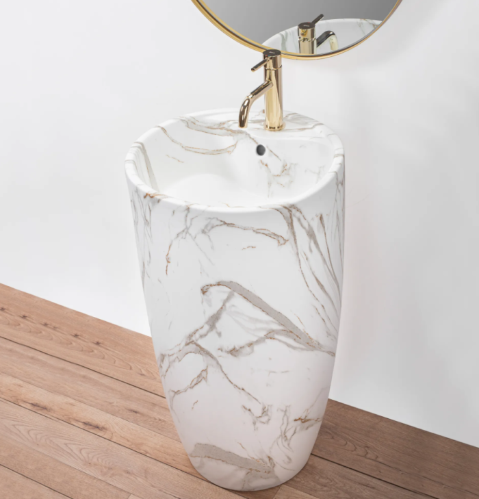 Умывальник REA ANYA LAVA MATT напольный