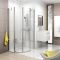 Душова кабіна напівкругла CHROME CSKK4-90 Transparent, (3Q170C00Z1) RAVAK