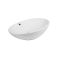 Раковина Qtap Dove 625х415х150 White с донным клапаном QT06113077W