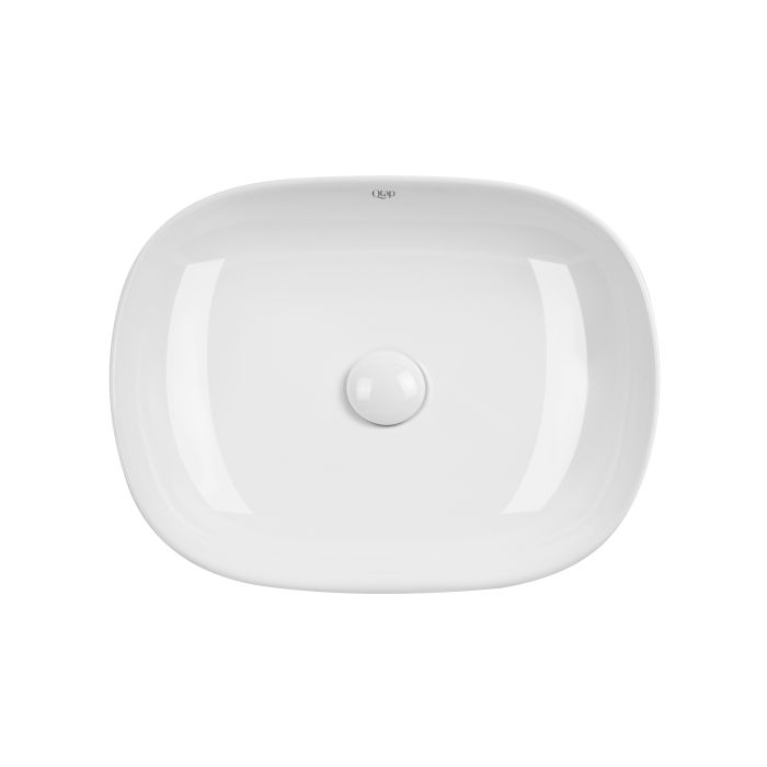 Раковина Qtap Aquarius 465x375x120 White с донным клапаном QT21116302W
