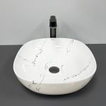 Умывальник VBI BERGAMO S MARMO GLOSSY накладной