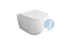 Унітаз підвісний Vignoni XS Rimless VI28-F85 Glossy White SIMAS