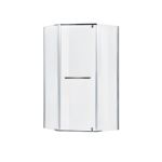 Душова кабіна Lidz Dozorca 90x90 см квадратна, прозоре скло 6 мм (без піддона)