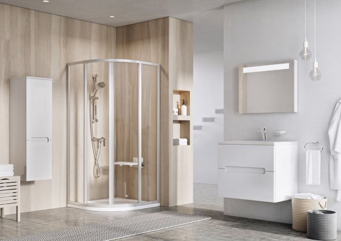 Душевая кабина полукруглая SUPERNOVA SKCP4-90 1950 Transparent 3117O102Z1 RAVAK