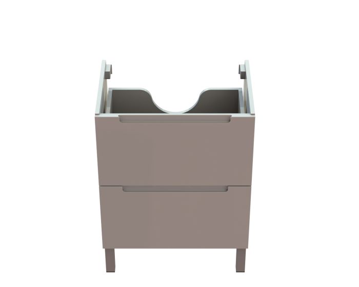 Тумба "Б'янко" 60 см з умивальником "Гранд" Білий