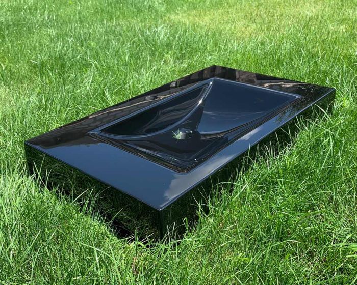 Умивальник «Атлант» 800 Чорний А200 глянець