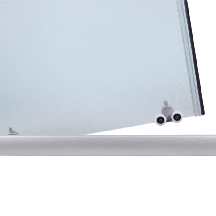 Душова кабіна Latwa 90x90 напівкругла, матове скло 4 мм + піддон Kupala