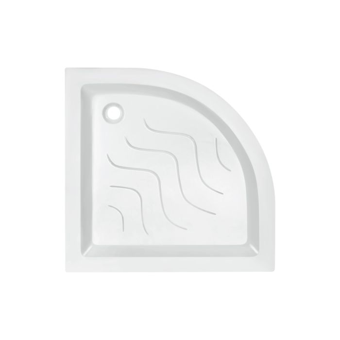 Душова кабіна Latwa 90x90 напівкругла, матове скло 4 мм + піддон Kupala