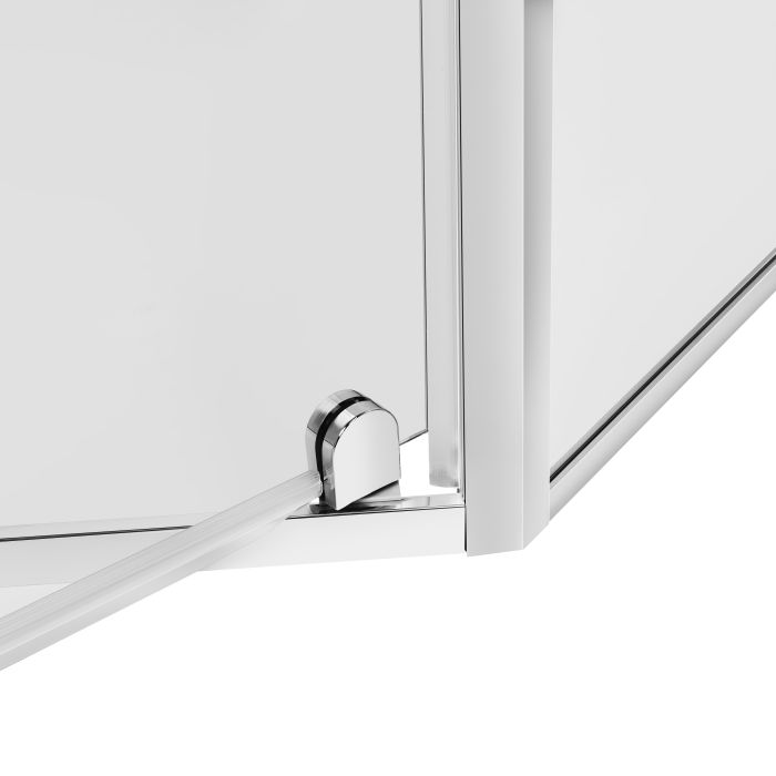 Набор Qtap душевая кабина Leo CRM10995-AC6 Clear 2020x900x900 мм+поддон Diamond 309912 90x90x12 см с сифоном