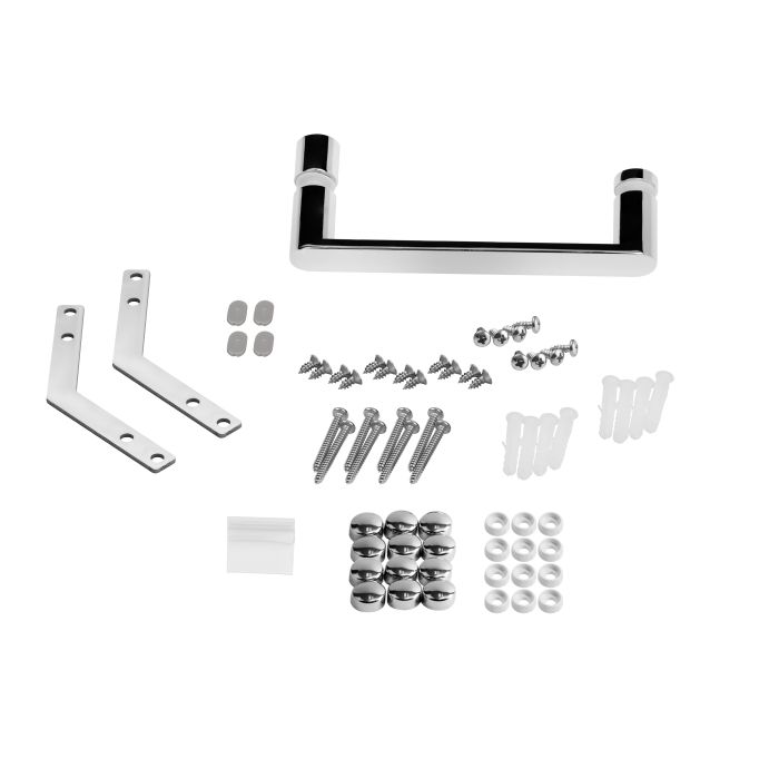 Набор Qtap душевая кабина Leo CRM10995-AC6 Clear 2020x900x900 мм+поддон Diamond 309912 90x90x12 см с сифоном