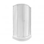 Набор Qtap душевая кабина Presto CRM1099AP5 Pear 1970x900x900 мм + поддон Robin 309912C 90x90x12 см с сифоном