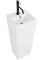 Умивальник REA KAMILA WHITE білий підлоговий