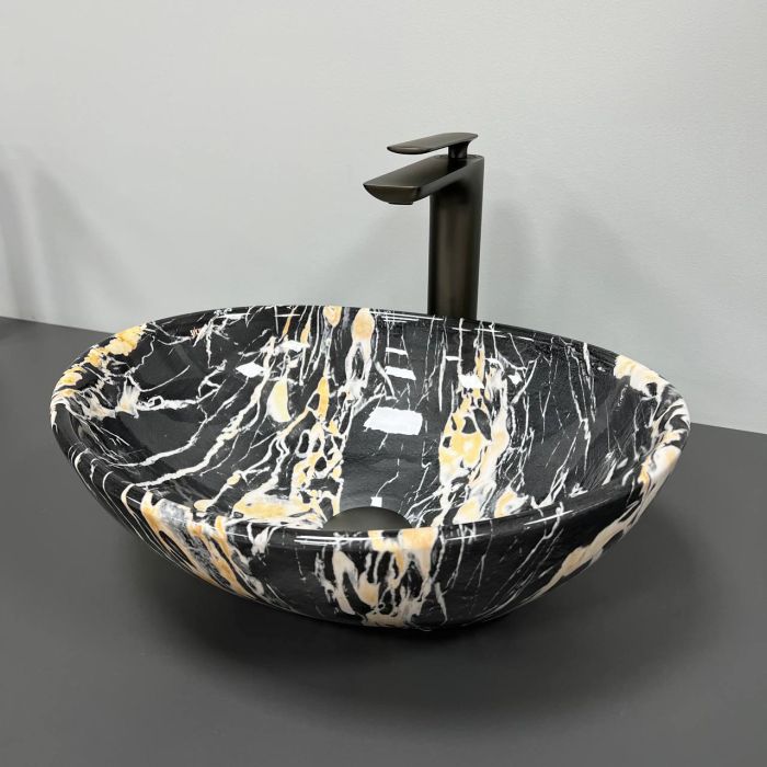 Умивальник VBI PARMA BLACK OPAL GLOSSY накладний