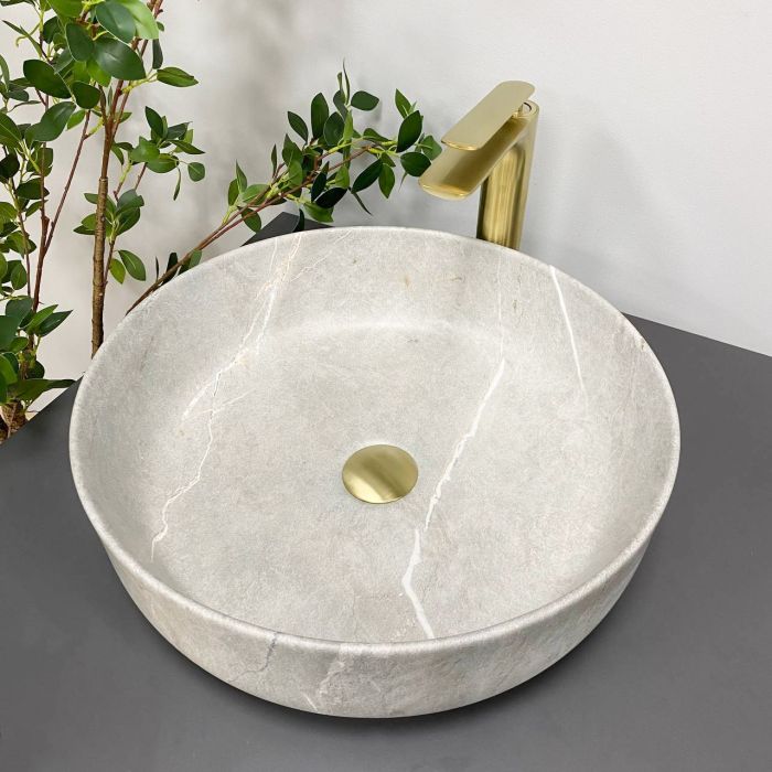 Умывальник VBI BARI GREY STONE MATT накладной