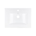 Раковина Qtap Albatross 600х460х180 White без донного клапана QT01113060CW1