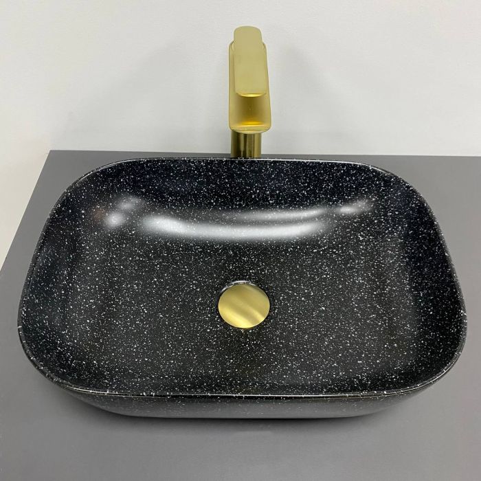 Умивальник VBI RAVENNA SPACE BLACK MATT накладний