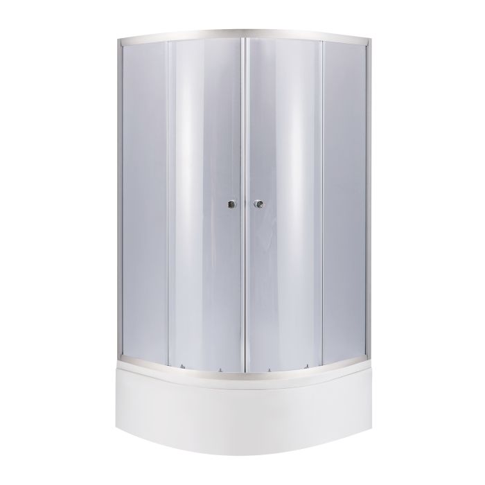 Душевая кабина Lidz Latwa SC90x90.SAT.HIGH.GR, стекло тонированное 4 мм без поддона