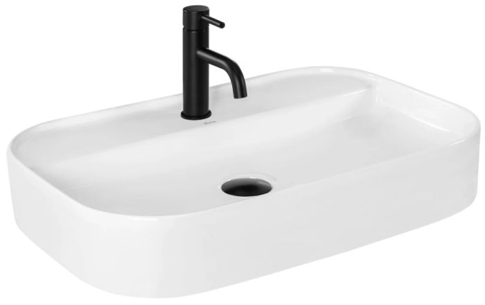 Умивальник REA VERONA WHITE білий накладний