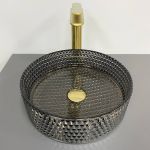 Умывальник VBI SEPINO BLACK накладной