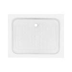 Душовий піддон KAPIELKA ST100x80х14 низький, прямокутний, діаметр зливу 52 мм Lidz