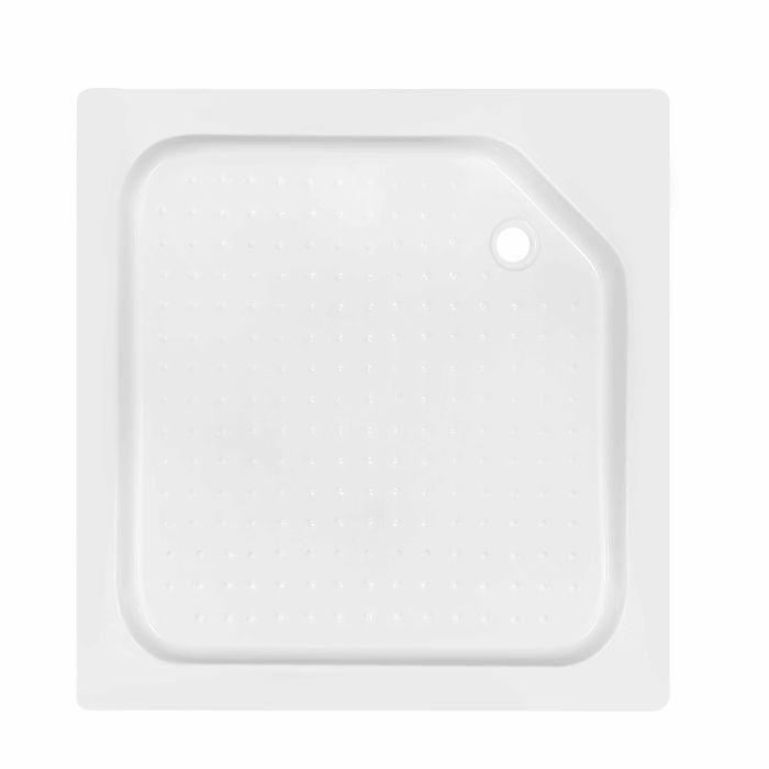 Душевой поддон KAPIELKA ST90x90х14 низкий, квадратный, диаметр слива 52 мм Lidz