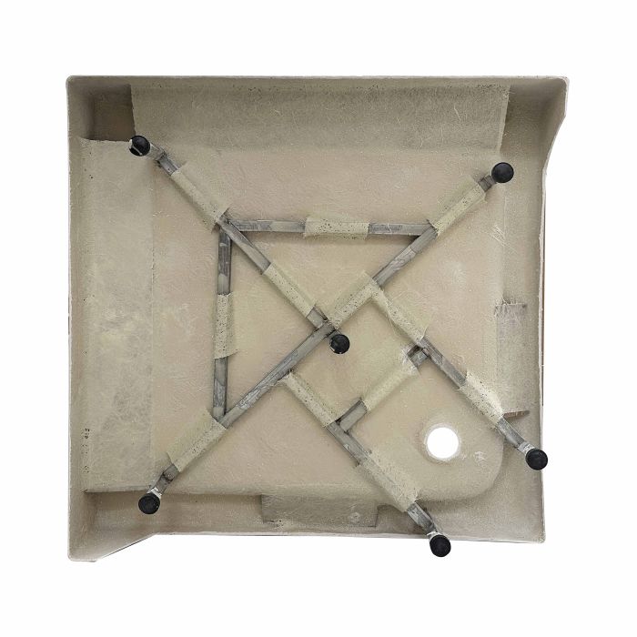 Душевая кабина Lidz Wawel SC80x80.SAT.LOW.GR, стекло тон. 4 мм + Lidz Душевой поддон KAPIELKA ST80x80х14