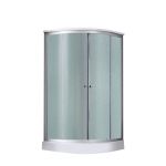 Гідромасажний бокс Lidz Tani 90x90 см напівкруглий, матове скло 4 мм, низький піддон