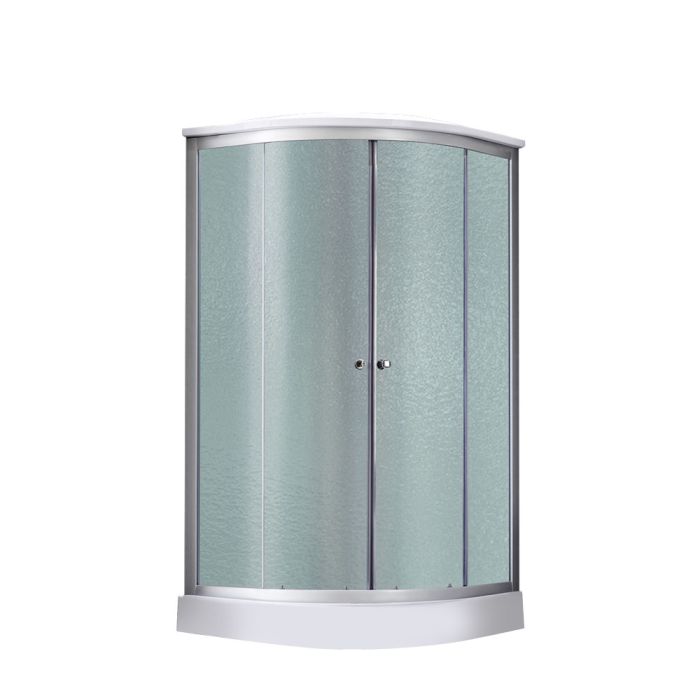 Гидромассажный бокс Lidz Tani 90x90 см полукруглый, матовое стекло 4 мм, низкий поддон