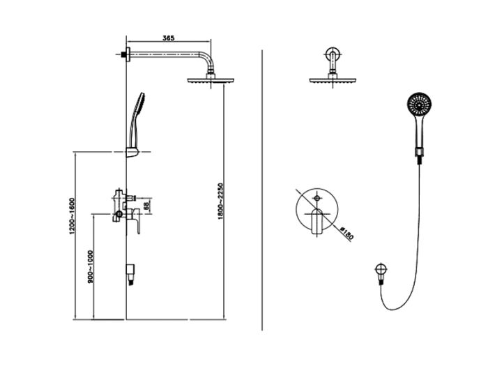 Душова система ASIGNATURA 45547900