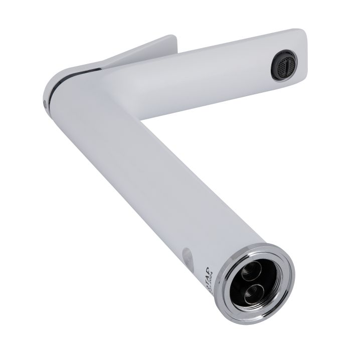 Змішувач для раковини Qtap Presto високий QTPRE269CRW45577 Chrome/White