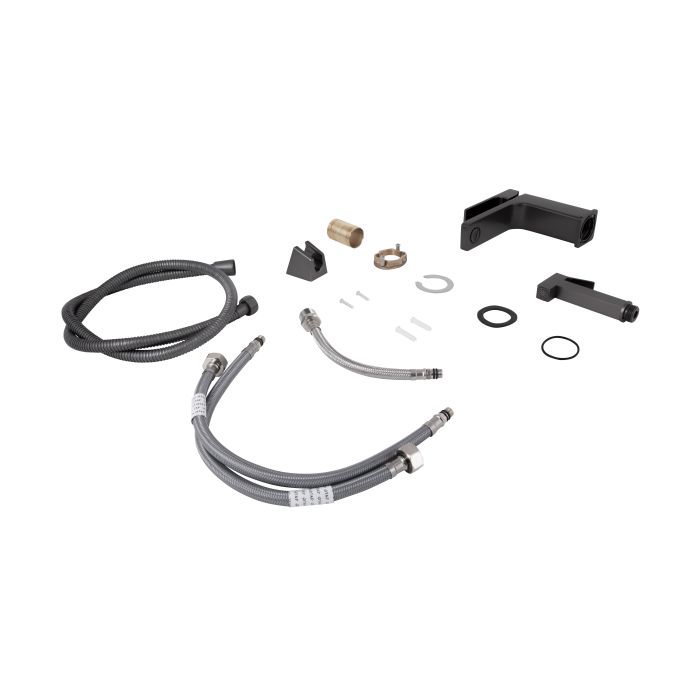 Смеситель для раковины Qtap Gemini (с гигиеническим душем) QTGEM272GMB45692 Gunmetal Black PVD