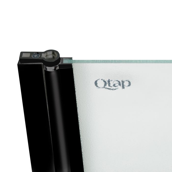 Шторка для ванни Qtap Standard 75х140 см, скло Pear 6 мм, ліва (BLM407513APL)