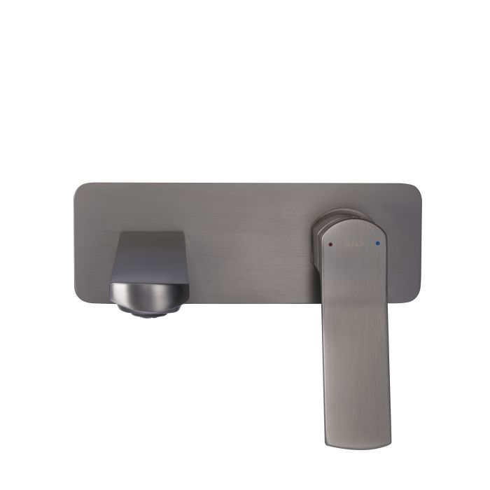 Смеситель для раковины Qtap Slavonice скрытого монтажа QTSLA273GMB45920 Gunmetal Black PVD