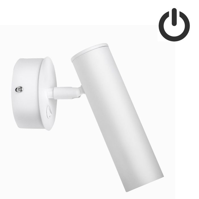 Бра с выключателем Pelikan W180-BT White