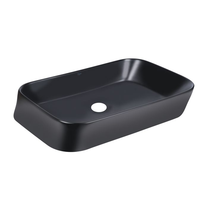 Раковина Qtap Scorpio 550х390х120 Matt black QT14112243MBN