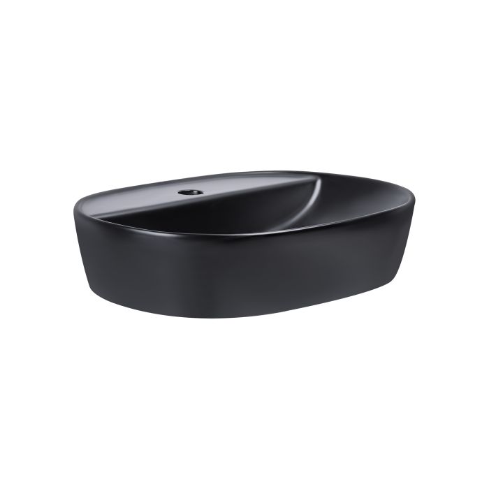 Раковина Qtap Scorpio 500х385х120 Matt black QT146533MB