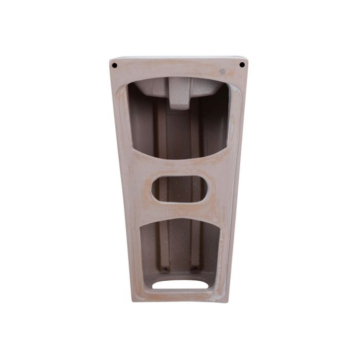 Раковина напольна моноблок 440х380х830 мм White + Донний клапан PU02O